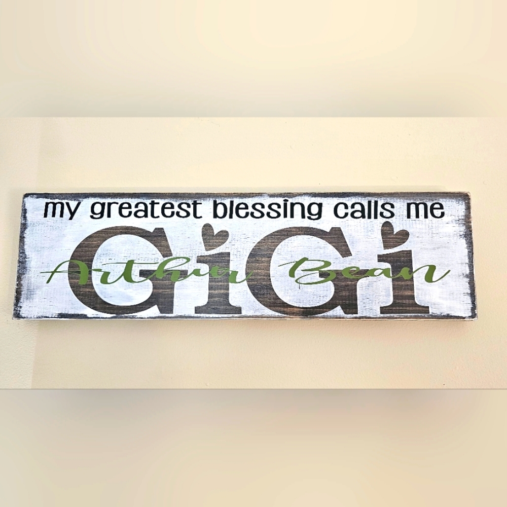 Personalized Blessing Sign